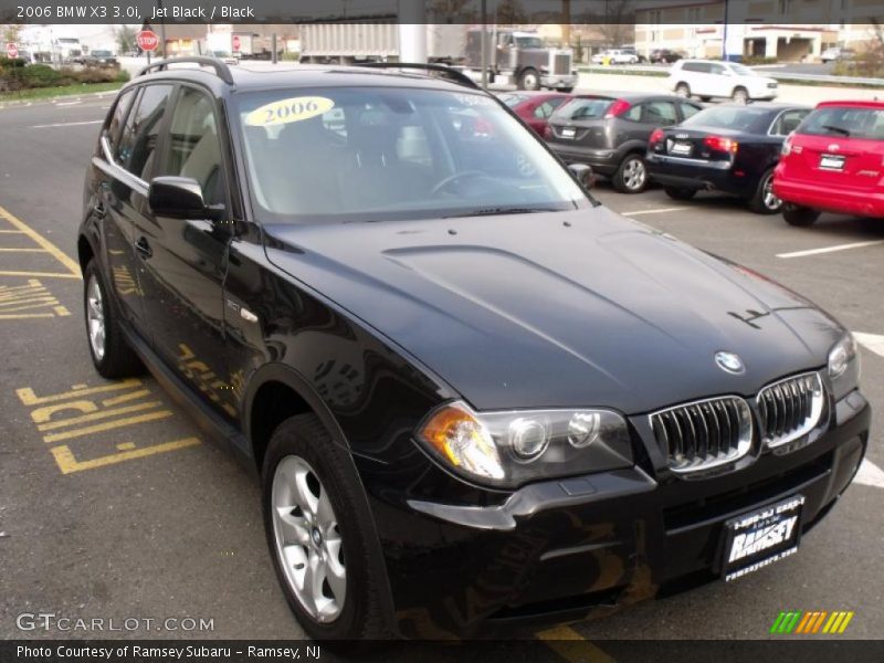 Jet Black / Black 2006 BMW X3 3.0i