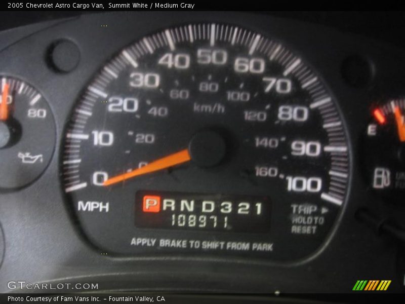 Summit White / Medium Gray 2005 Chevrolet Astro Cargo Van
