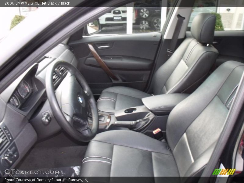 Jet Black / Black 2006 BMW X3 3.0i