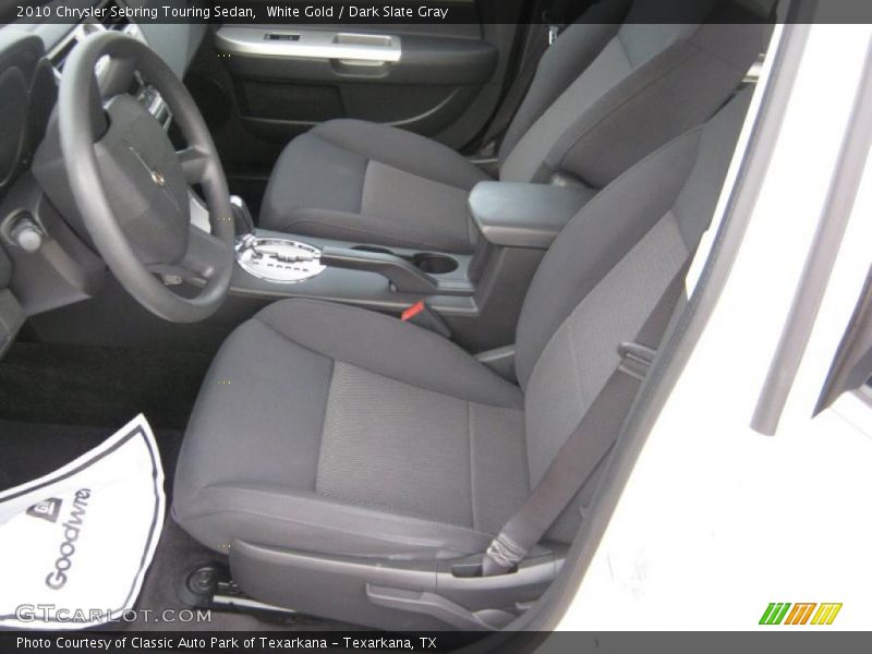 White Gold / Dark Slate Gray 2010 Chrysler Sebring Touring Sedan