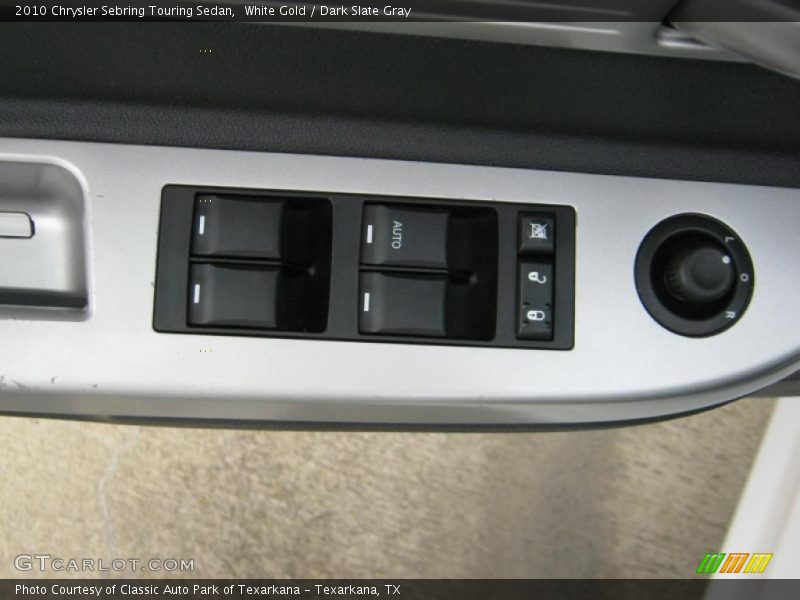 White Gold / Dark Slate Gray 2010 Chrysler Sebring Touring Sedan