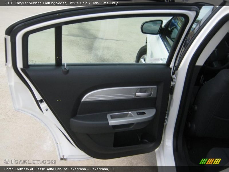 White Gold / Dark Slate Gray 2010 Chrysler Sebring Touring Sedan