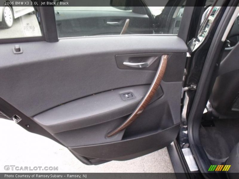 Jet Black / Black 2006 BMW X3 3.0i