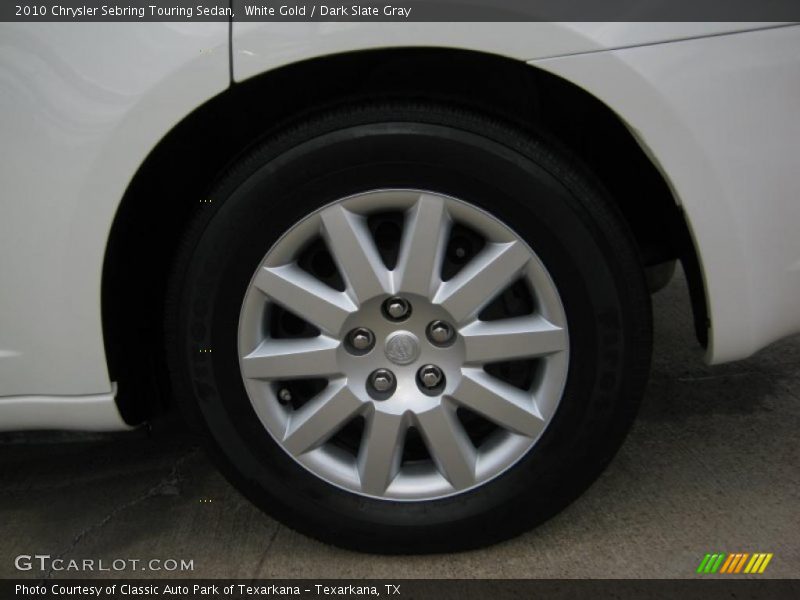 White Gold / Dark Slate Gray 2010 Chrysler Sebring Touring Sedan
