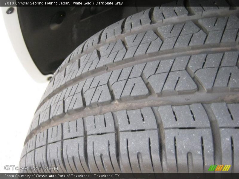 White Gold / Dark Slate Gray 2010 Chrysler Sebring Touring Sedan