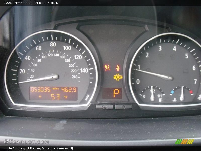 Jet Black / Black 2006 BMW X3 3.0i