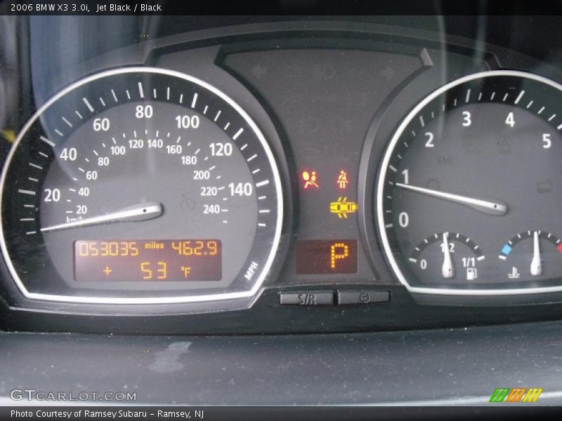 Jet Black / Black 2006 BMW X3 3.0i