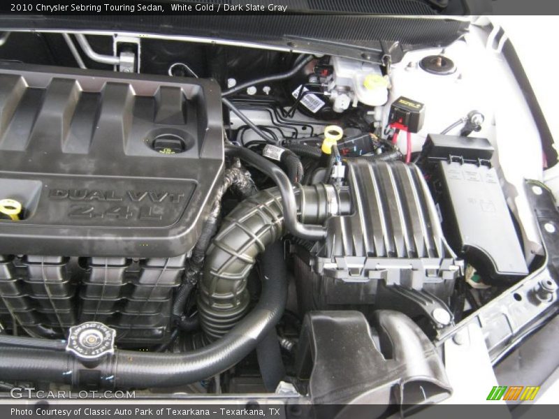 White Gold / Dark Slate Gray 2010 Chrysler Sebring Touring Sedan