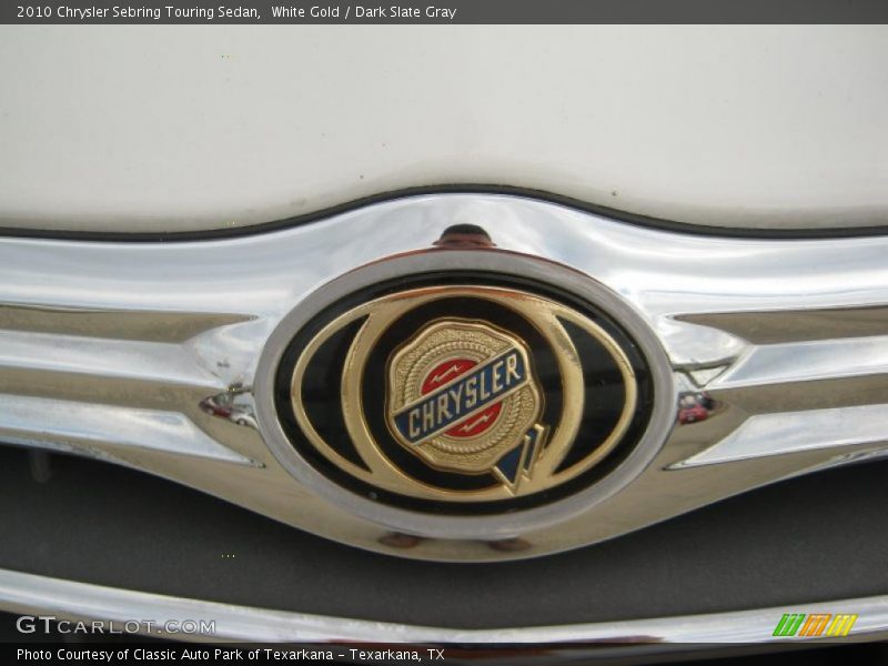 White Gold / Dark Slate Gray 2010 Chrysler Sebring Touring Sedan