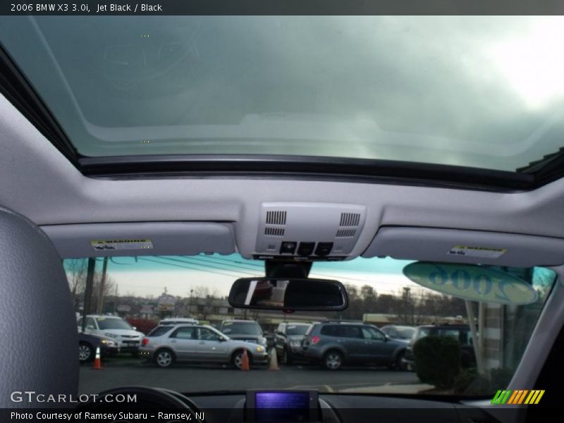 Jet Black / Black 2006 BMW X3 3.0i