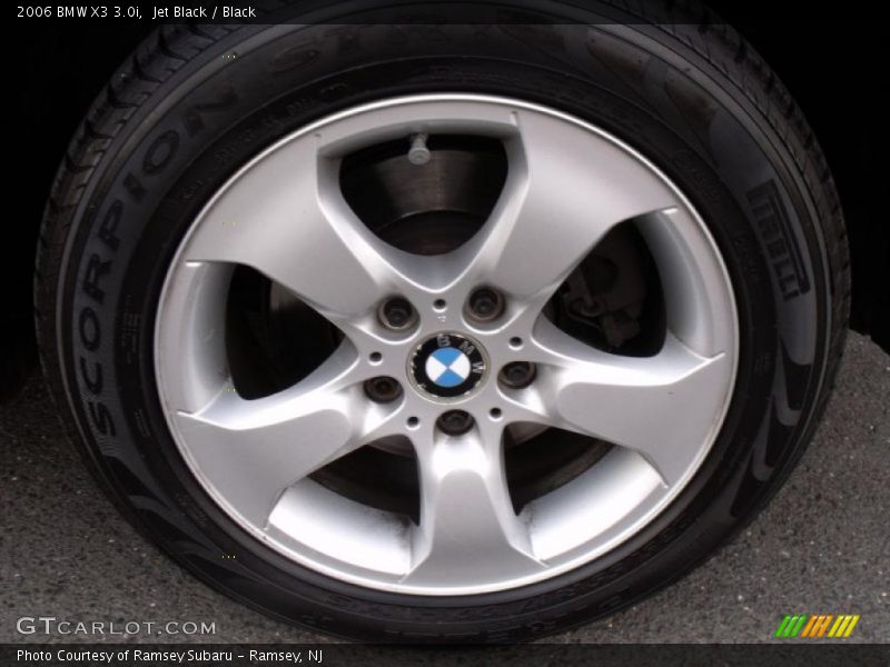 Jet Black / Black 2006 BMW X3 3.0i