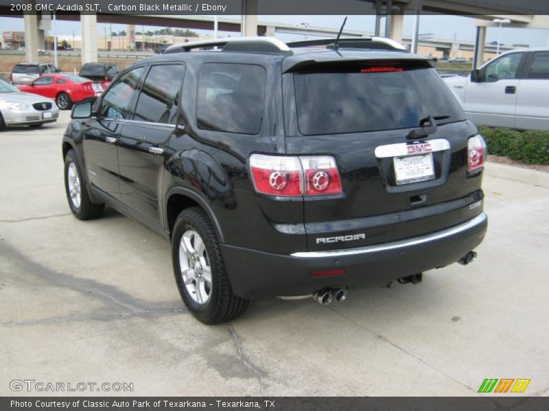 Carbon Black Metallic / Ebony 2008 GMC Acadia SLT