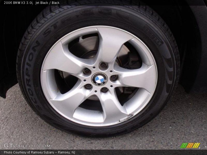 Jet Black / Black 2006 BMW X3 3.0i