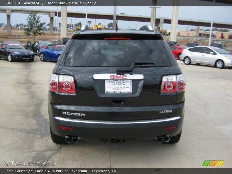 Carbon Black Metallic / Ebony 2008 GMC Acadia SLT