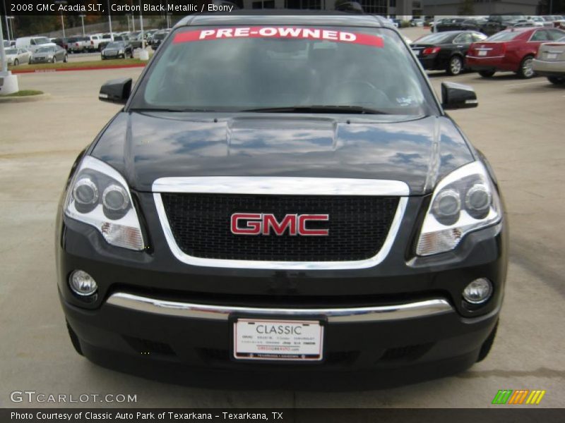 Carbon Black Metallic / Ebony 2008 GMC Acadia SLT