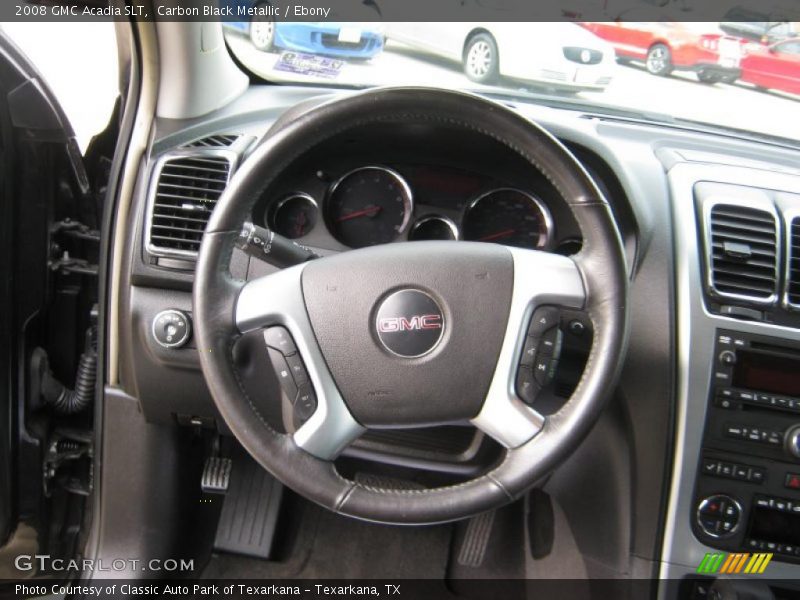 Carbon Black Metallic / Ebony 2008 GMC Acadia SLT