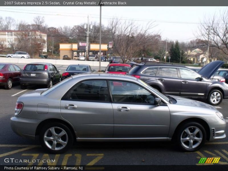 Crystal Gray Metallic / Anthracite Black 2007 Subaru Impreza 2.5i Sedan