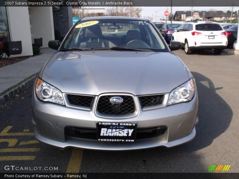 Crystal Gray Metallic / Anthracite Black 2007 Subaru Impreza 2.5i Sedan