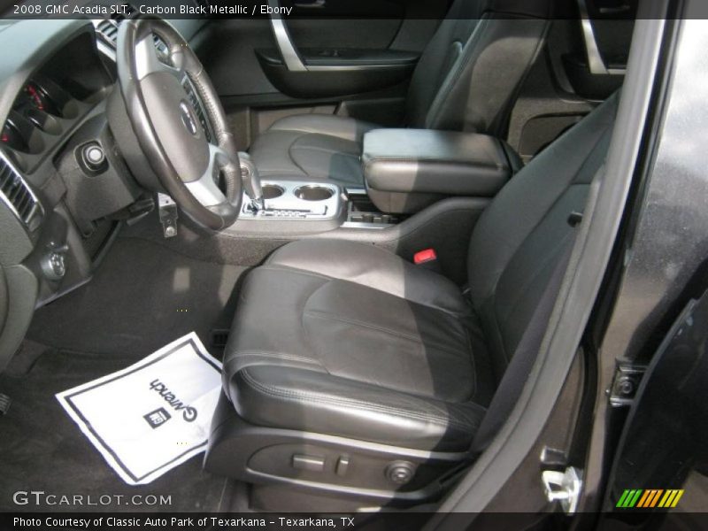 Carbon Black Metallic / Ebony 2008 GMC Acadia SLT