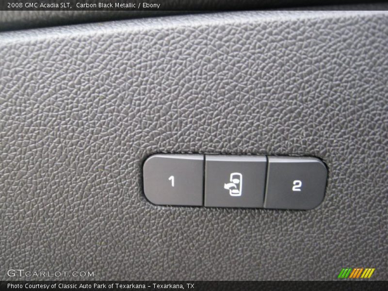 Carbon Black Metallic / Ebony 2008 GMC Acadia SLT