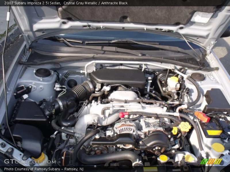 Crystal Gray Metallic / Anthracite Black 2007 Subaru Impreza 2.5i Sedan