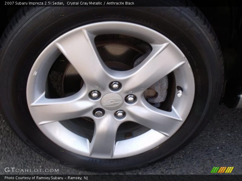 Crystal Gray Metallic / Anthracite Black 2007 Subaru Impreza 2.5i Sedan