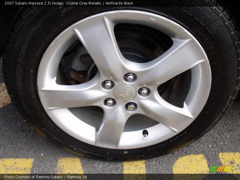 Crystal Gray Metallic / Anthracite Black 2007 Subaru Impreza 2.5i Sedan
