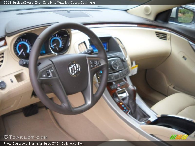 Gold Mist Metallic / Cocoa/Cashmere 2011 Buick LaCrosse CXL