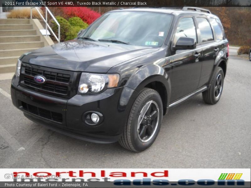 Tuxedo Black Metallic / Charcoal Black 2011 Ford Escape XLT Sport V6 4WD