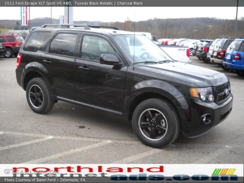 Tuxedo Black Metallic / Charcoal Black 2011 Ford Escape XLT Sport V6 4WD