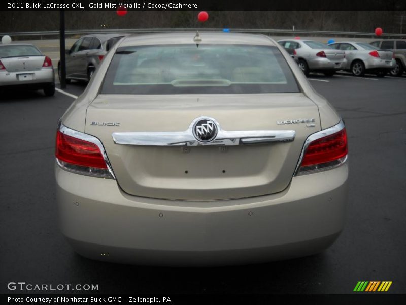 Gold Mist Metallic / Cocoa/Cashmere 2011 Buick LaCrosse CXL