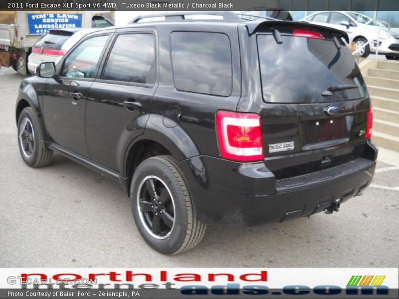 Tuxedo Black Metallic / Charcoal Black 2011 Ford Escape XLT Sport V6 4WD