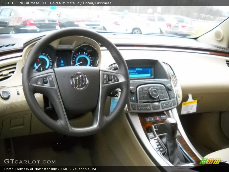 Gold Mist Metallic / Cocoa/Cashmere 2011 Buick LaCrosse CXL