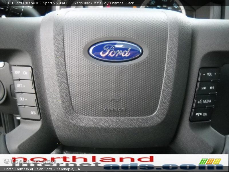 Tuxedo Black Metallic / Charcoal Black 2011 Ford Escape XLT Sport V6 4WD