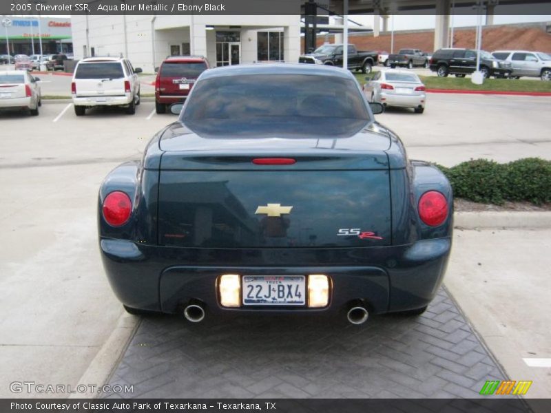 Aqua Blur Metallic / Ebony Black 2005 Chevrolet SSR