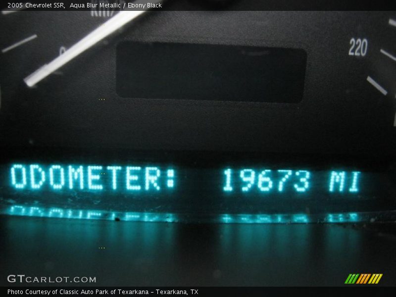 Aqua Blur Metallic / Ebony Black 2005 Chevrolet SSR