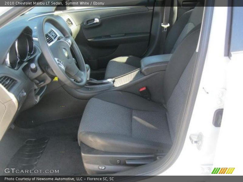 Summit White / Ebony 2010 Chevrolet Malibu LT Sedan
