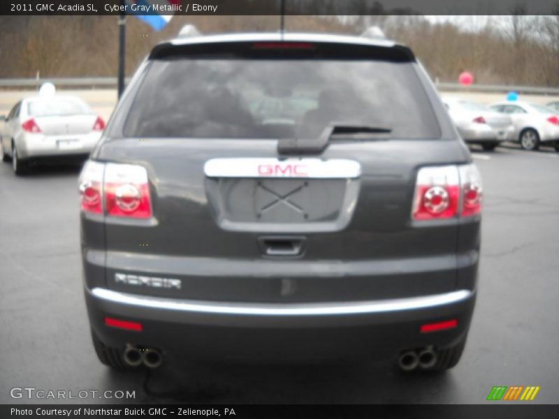 Cyber Gray Metallic / Ebony 2011 GMC Acadia SL