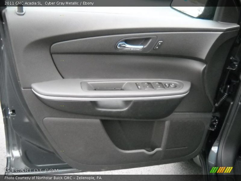 Cyber Gray Metallic / Ebony 2011 GMC Acadia SL