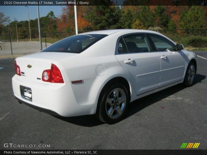 Summit White / Ebony 2010 Chevrolet Malibu LT Sedan