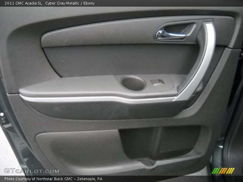 Cyber Gray Metallic / Ebony 2011 GMC Acadia SL