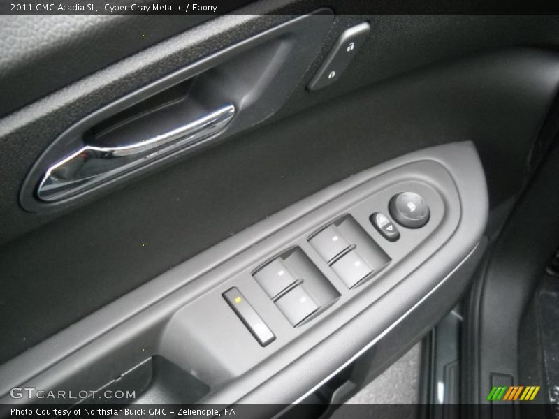 Cyber Gray Metallic / Ebony 2011 GMC Acadia SL