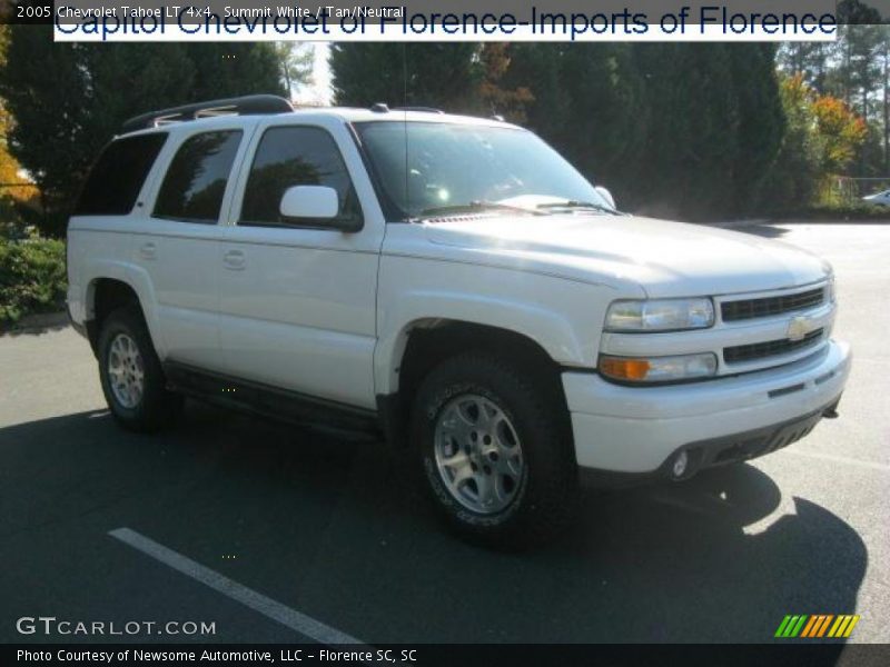 Summit White / Tan/Neutral 2005 Chevrolet Tahoe LT 4x4