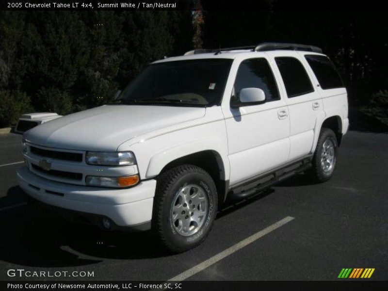 Summit White / Tan/Neutral 2005 Chevrolet Tahoe LT 4x4