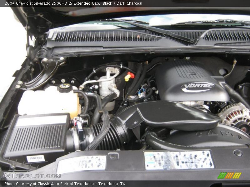 Black / Dark Charcoal 2004 Chevrolet Silverado 2500HD LS Extended Cab