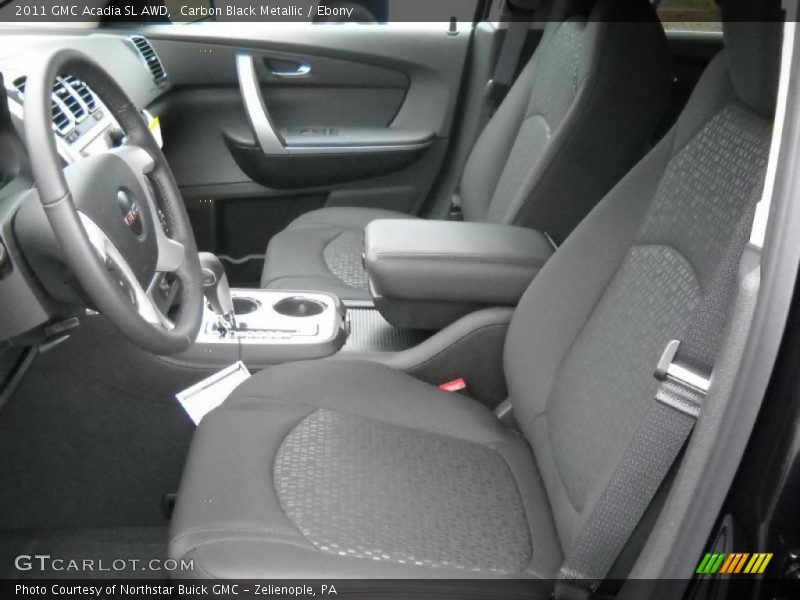 Carbon Black Metallic / Ebony 2011 GMC Acadia SL AWD