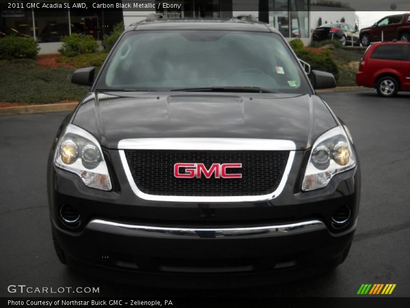 Carbon Black Metallic / Ebony 2011 GMC Acadia SL AWD