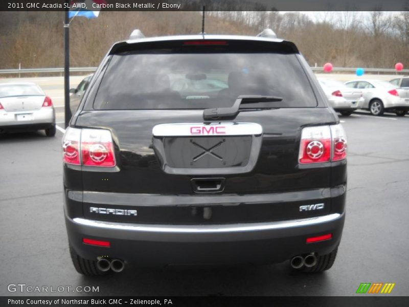 Carbon Black Metallic / Ebony 2011 GMC Acadia SL AWD
