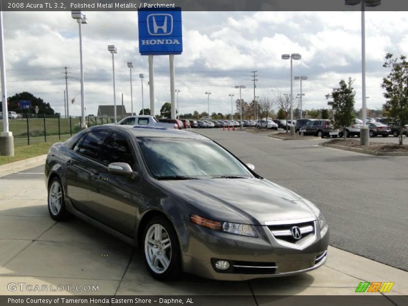 Polished Metal Metallic / Parchment 2008 Acura TL 3.2