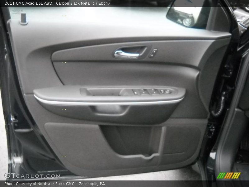 Carbon Black Metallic / Ebony 2011 GMC Acadia SL AWD